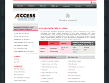 Tablet Screenshot of accesspowercare.com